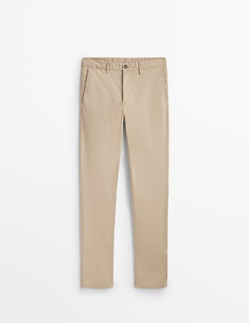 Pantaloni Massimo Dutti, crem