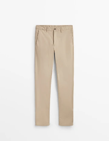 Pantaloni Massimo Dutti, crem