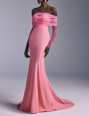 
						Rochie lunga SHEIN, roz