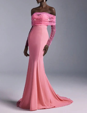 Rochie lunga SHEIN, roz