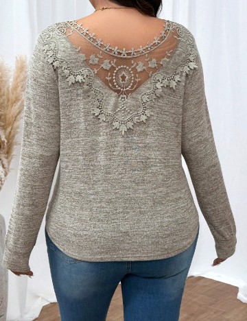 Bluza SHEIN CURVE, gri