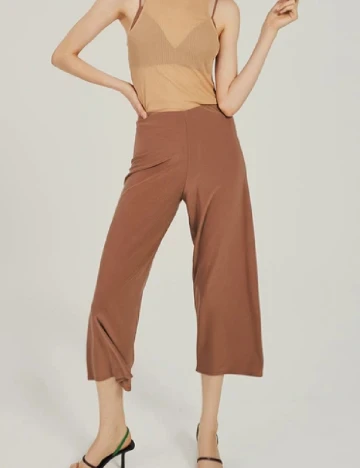 Pantaloni Zara, maro