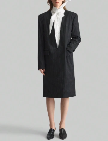 Rochie medie SHEIN, gri inchis