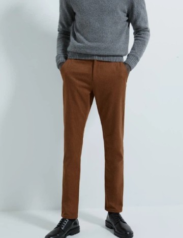 
						Pantaloni Zara, maro