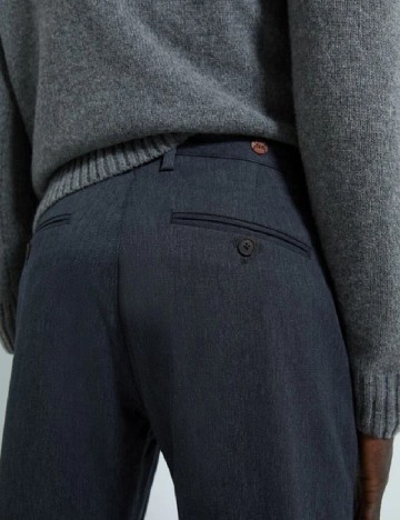 Pantaloni Zara, bleumarin