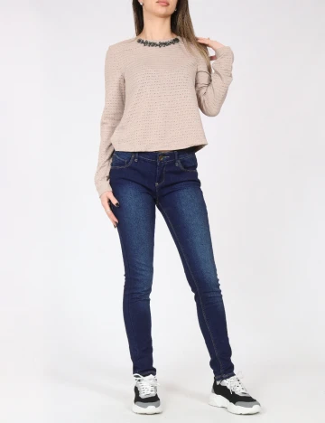 Blugi Bershka, albastru