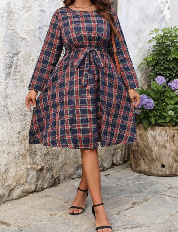 
						Rochie medie SHEIN CURVE, mix culori