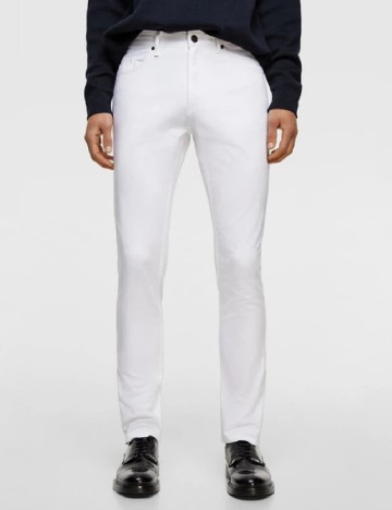 
						Pantaloni Zara, alb