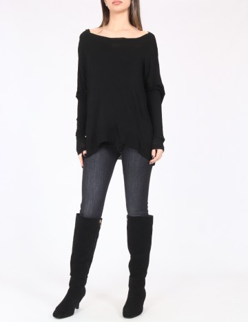 Bluza Oversize Zara, negru