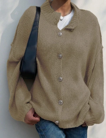 Cardigan SHEIN, kaki