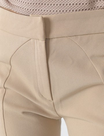 Pantaloni Uterqüe, crem