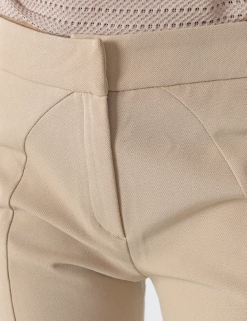 Pantaloni Uterqüe, crem