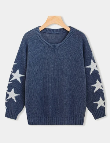 Bluza SHEIN CURVE, albastru