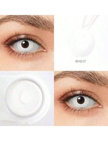 
						Lentile de contact SHEIN, alb