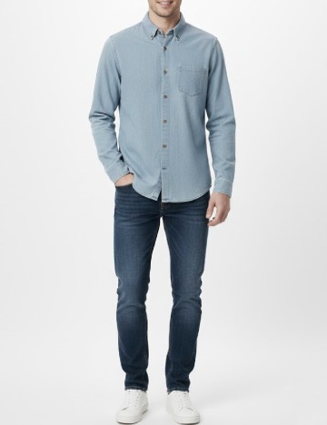 
						Camasa Pull&Bear, albastru