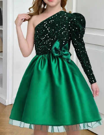 Rochie Shein Kids, verde