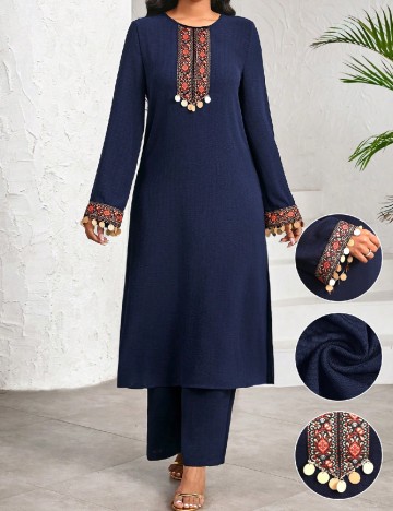 
						Compleu SHEIN, bleumarin