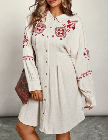 Rochie scurta SHEIN CURVE, bej