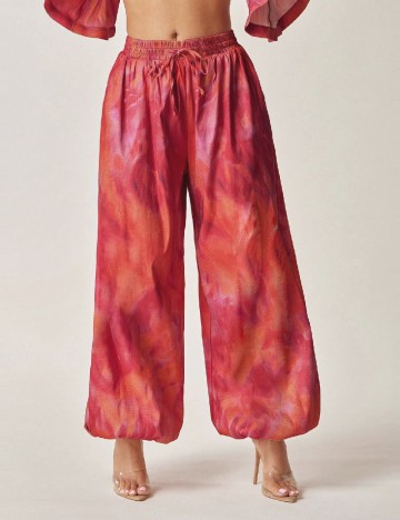 
						Pantaloni SHEIN, portocaliu/roz