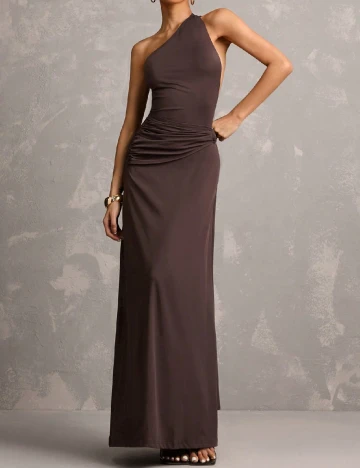 Rochie lunga SHEIN, maro