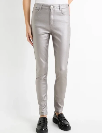 Pantaloni C&A, argintiu