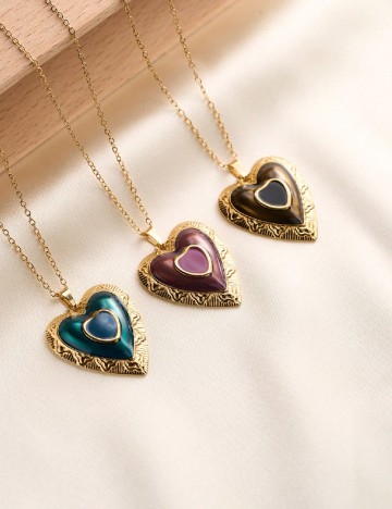 
						Colier SHEIN, turcoaz