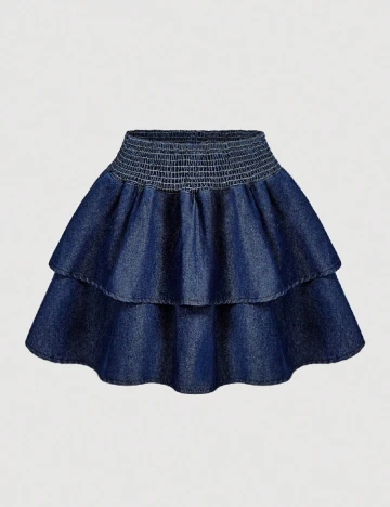 Fusta SHEIN, albastru