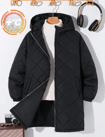 Geaca Shein Kids, negru