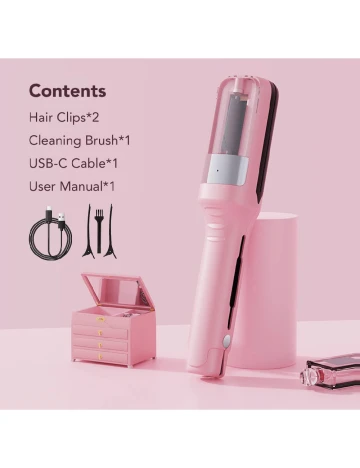Aparat de tuns 2 in 1 SHEIN, roz