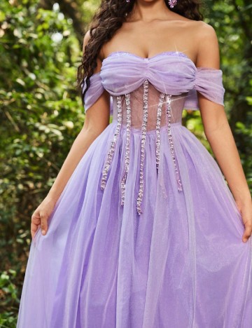 Rochie lunga SHEIN, mov