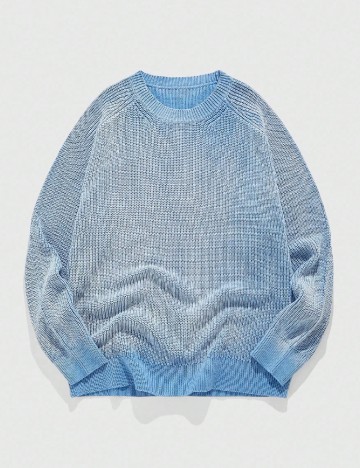 
						Pulover Romwe, albastru