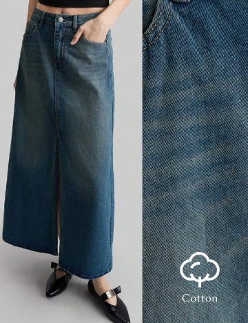 
						Fusta SHEIN, albastru