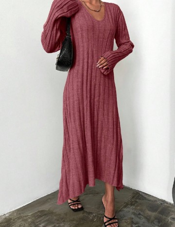 
						Rochie medie SHEIN, roz pudra inchis