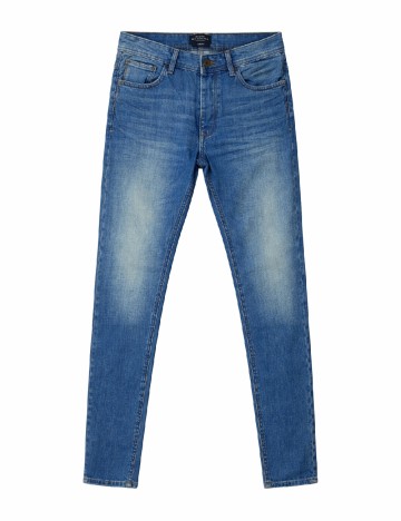 
						Blugi Bershka, albastru