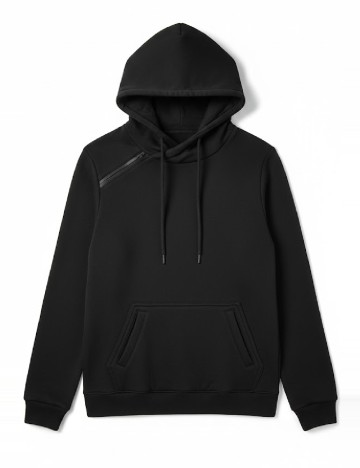 Hanorac Bershka, negru