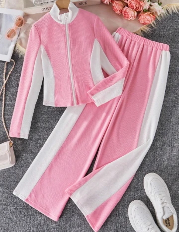 Compleu Shein Kids, roz