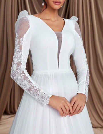 Rochie lunga SHEIN, alb