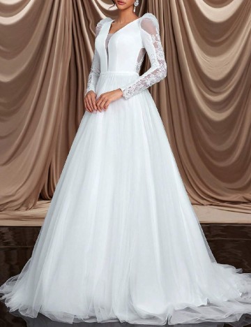 
						Rochie lunga SHEIN, alb