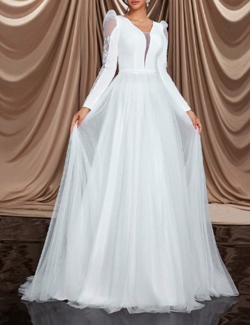 Rochie lunga SHEIN, alb