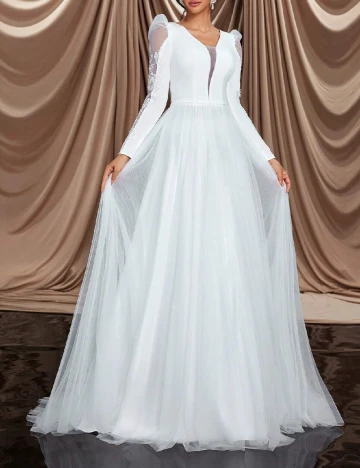 Rochie lunga SHEIN, alb