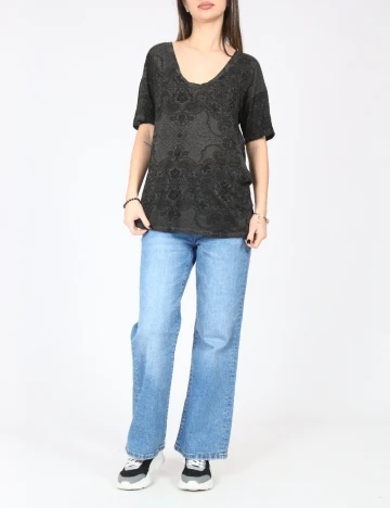 Tricou Zara, gri inchis