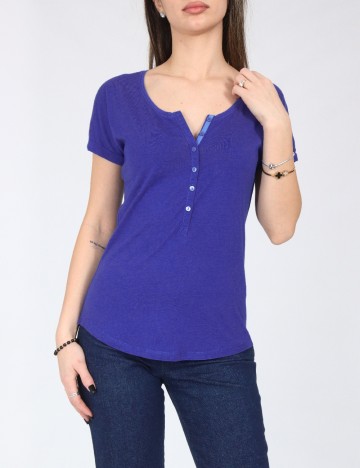 
						Tricou Bershka, albastru