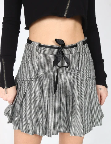 Fusta Zara, alb/negru