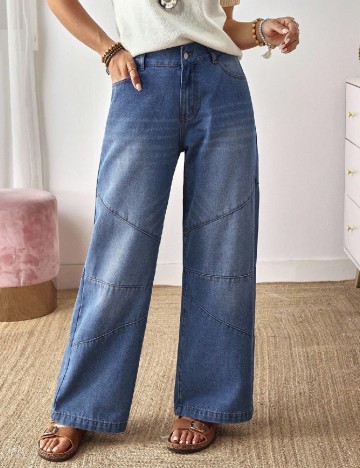 
						Blugi SHEIN, albastru