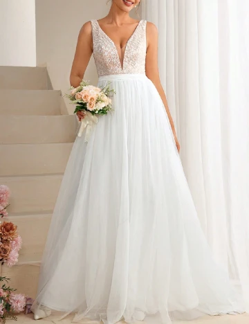 Rochie lunga SHEIN, alb