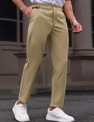 Pantaloni SHEIN, maro