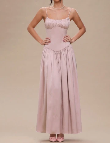 Rochie lunga SHEIN, roz