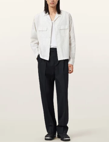 Pantaloni ALLSAINTS, negru