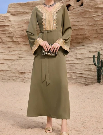 Rochie lunga SHEIN, verde