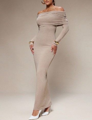 
						Rochie lunga SHEIN, bej
